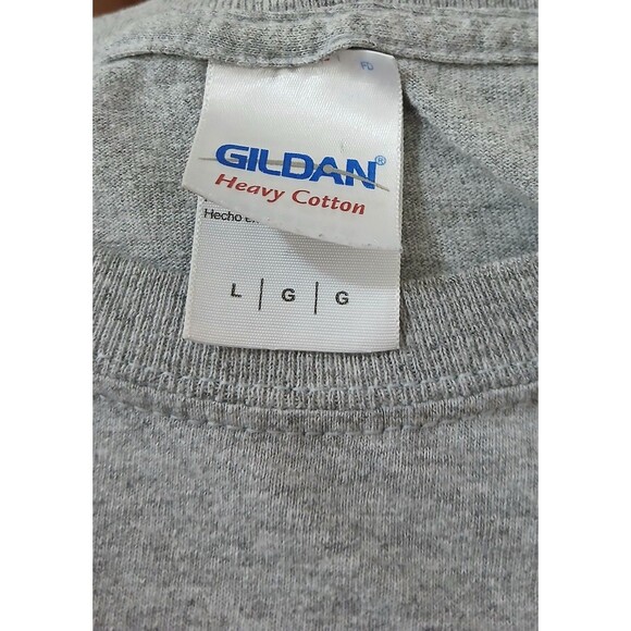 LUCKY LAS VEGAS Men's Gray 4 Leaf Clover Short Sleeve T-Shirt Large Short Sleeve - Picture 4 of 5